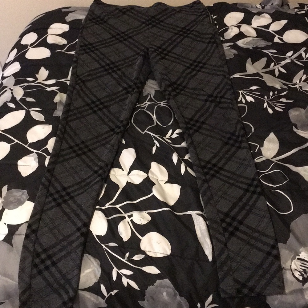 Plaid trousers